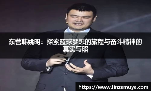 东营韩姚明：探索篮球梦想的旅程与奋斗精神的真实写照
